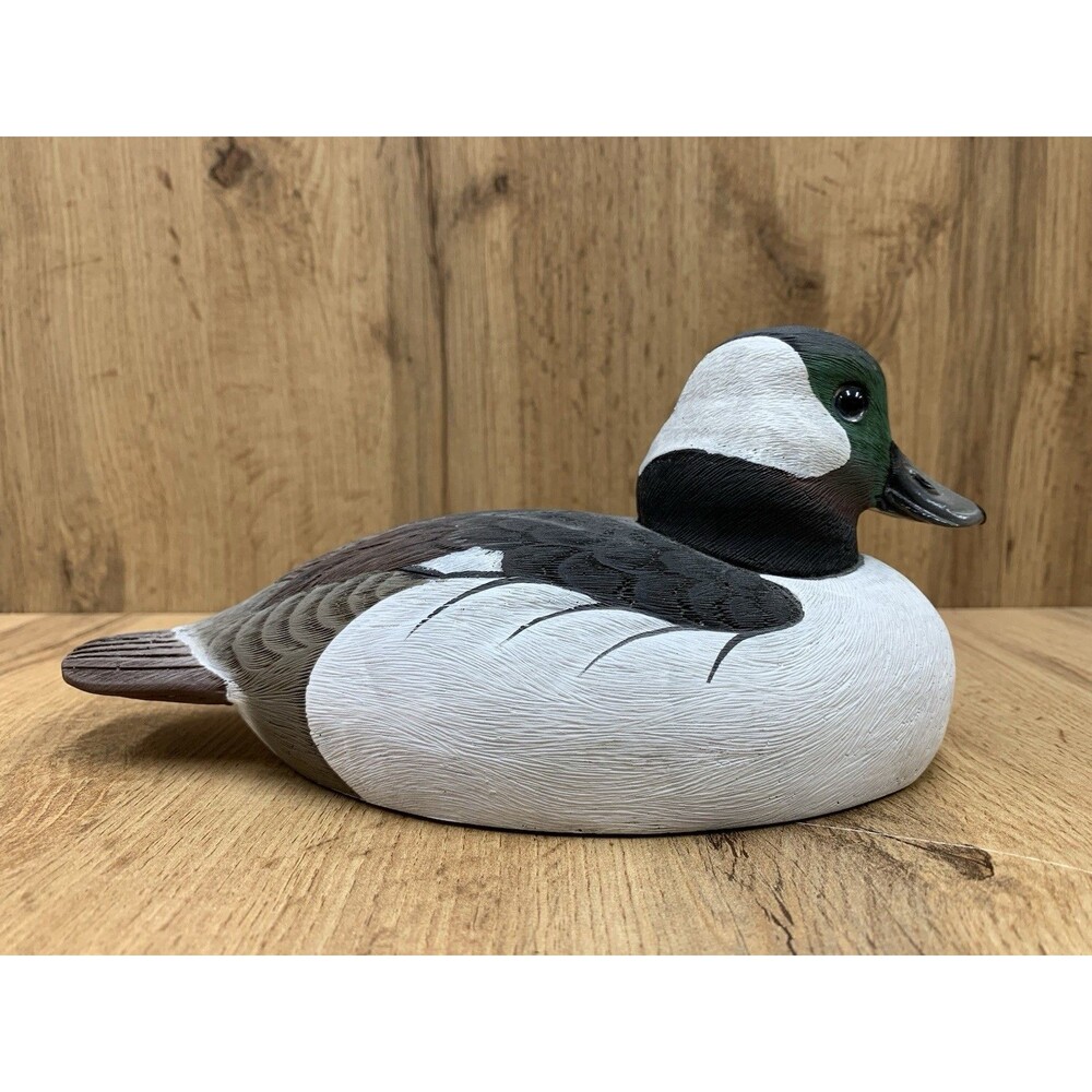 Vintage 1985 Craft-Tex American Wildlife Bufflehead Drake Duck Decoy Signed 1992